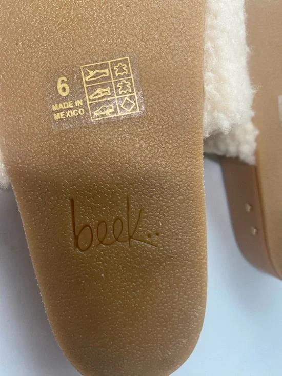 beek x anthropolgie Pelican Shearling Sandals - Picture 12 of 12